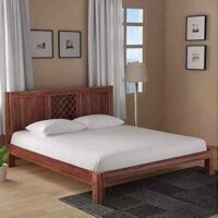 max solid wood king size bed