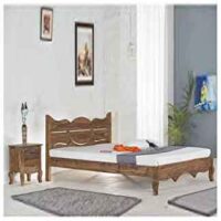 furnitureshri solid wood king size bed