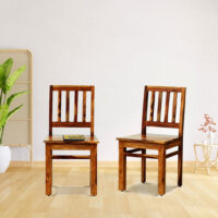 solidwood set of 2 chairs