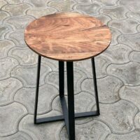 Evon Industrial end table